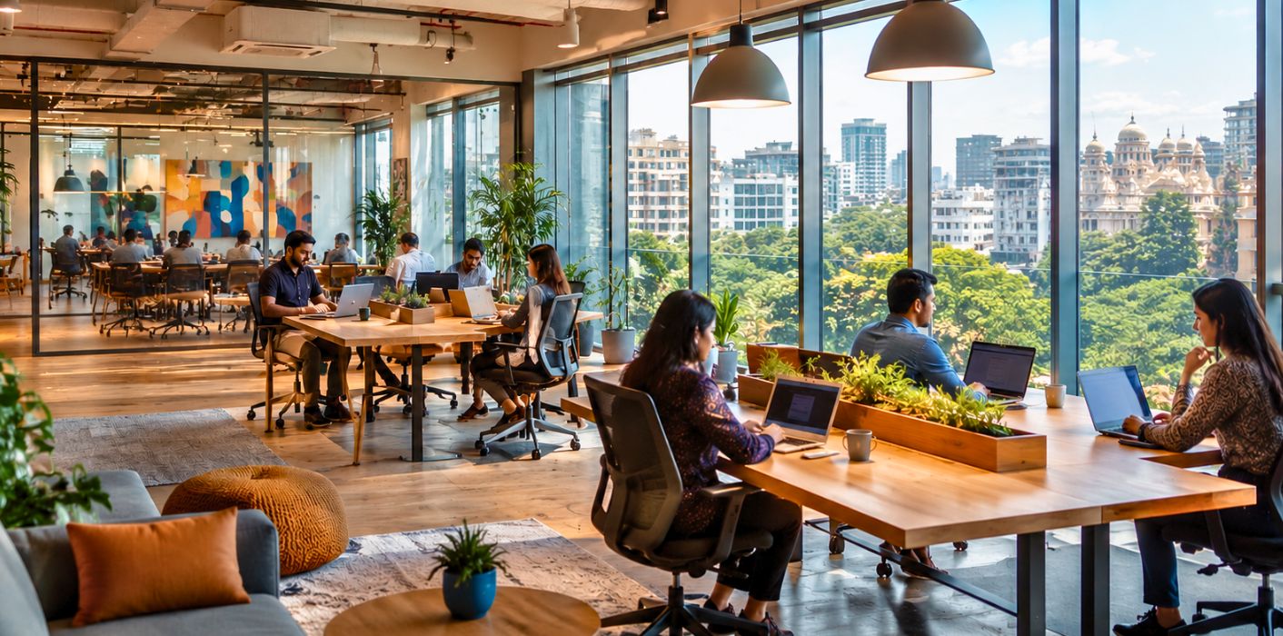 Flexible Workspaces Dominate India Office Space Demand