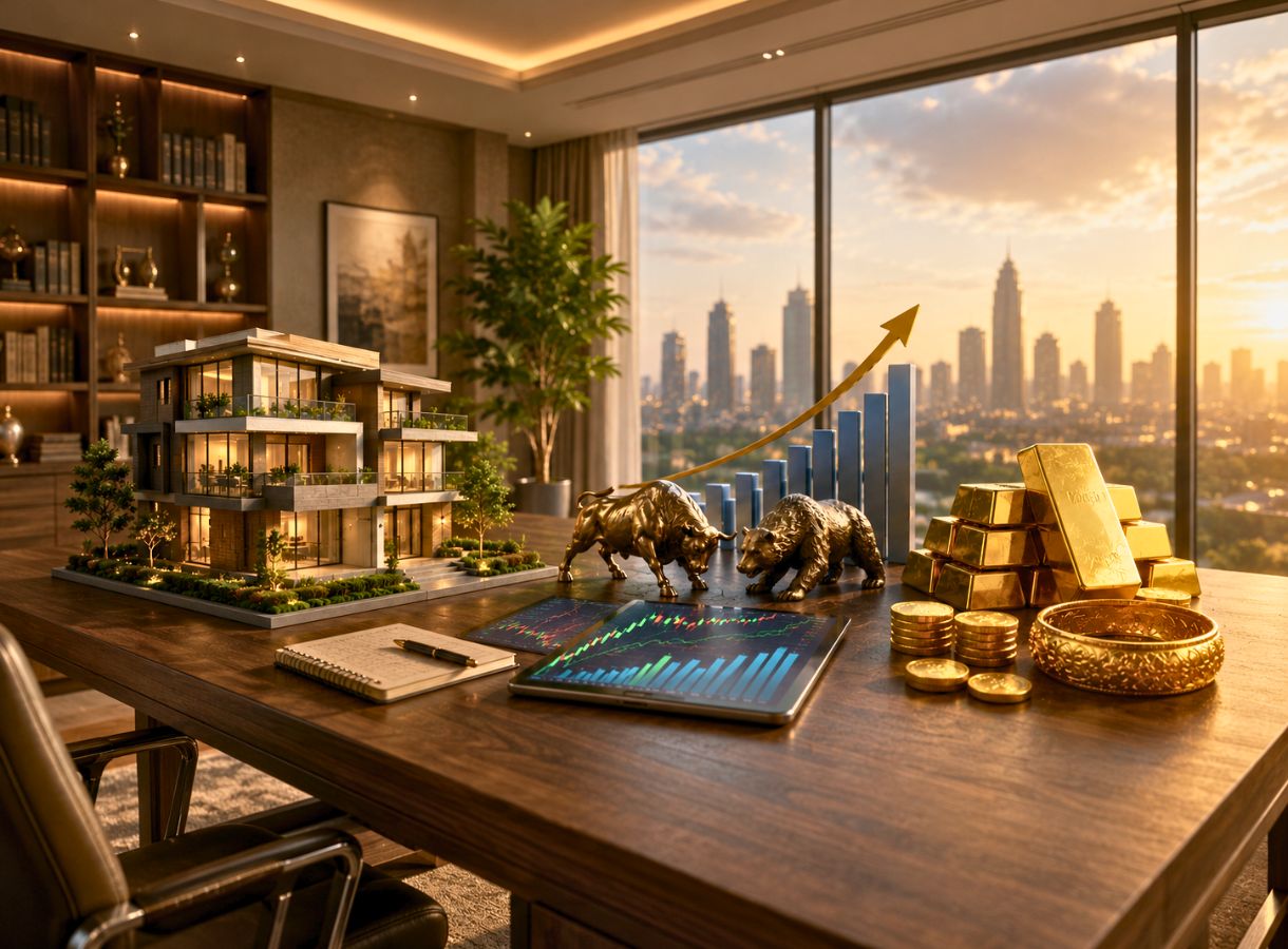 Real Estate vs Equity vs Gold - A Smart Investor Guide