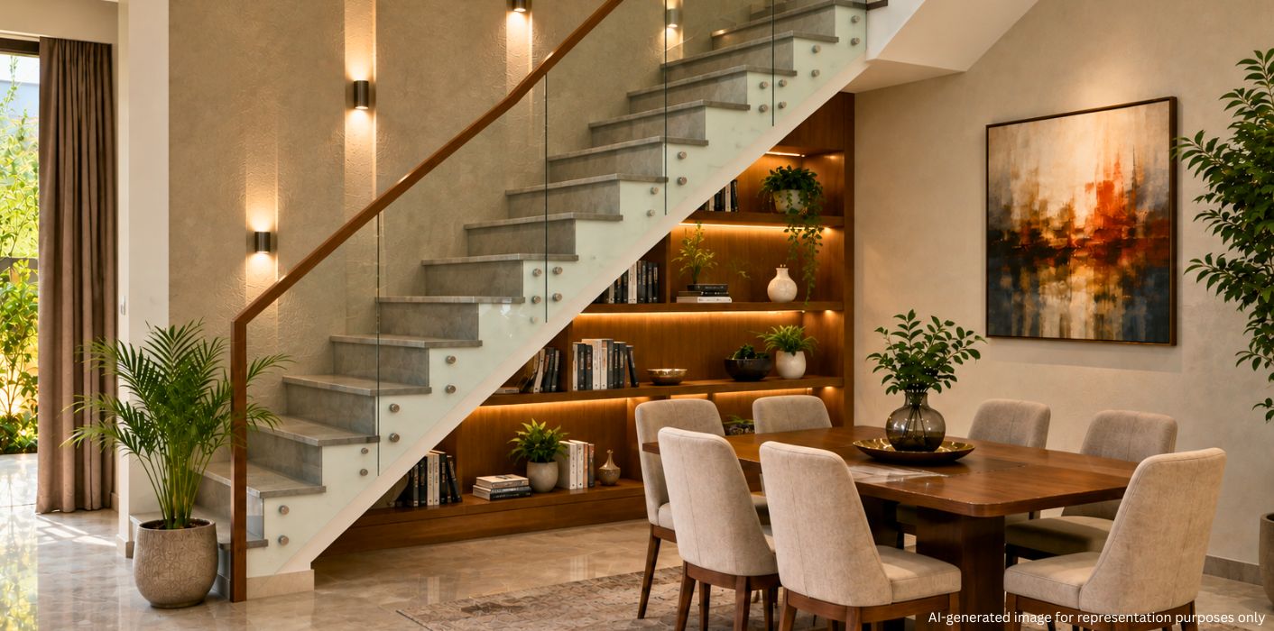 8 Smart Ways to Use the Space Under Your Stairs in Indian Homes