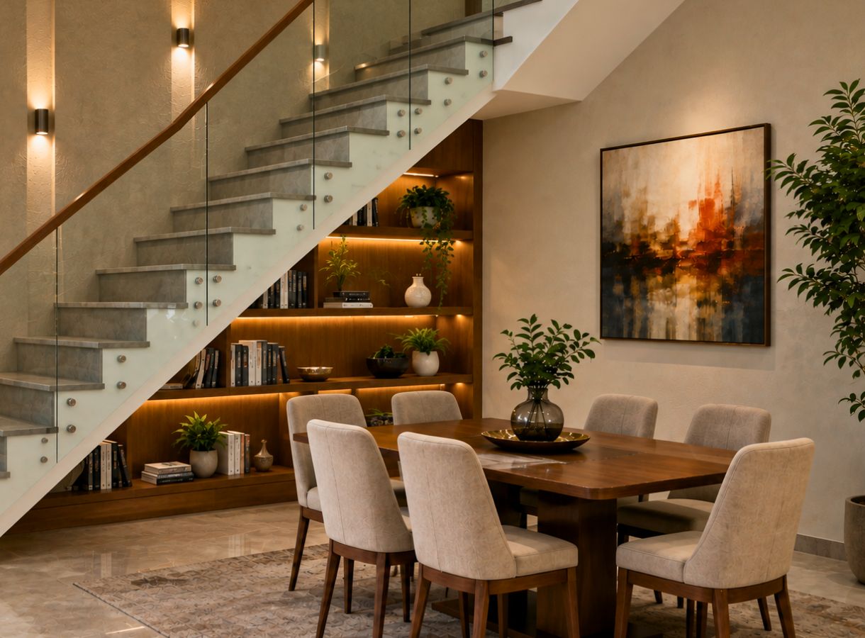 8 Smart Ways to Use the Space Under Your Stairs in Indian Homes