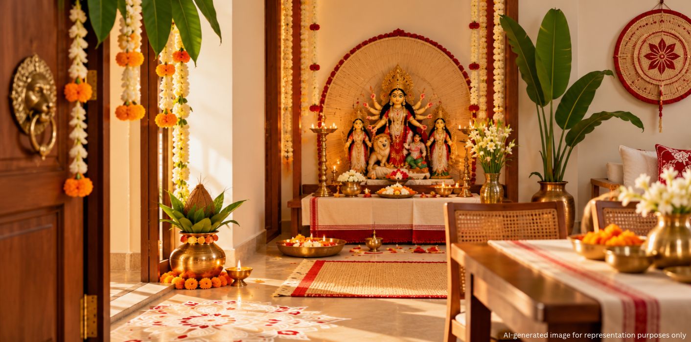 Simple Durga Puja Decor Ideas for Every Home